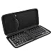 Aproca Hard Travel Storage Case for Logitech K810 Easy‑Switch K811 Wireless Bluetooth Illuminated Multi-Device Keyboard