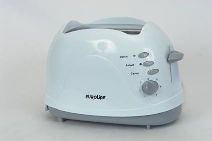 Euroline EL-810 750-Watt 2-Slice Pop-up Toaster