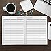 2019-2020 Delane Daily and Weekly Planner – Spiral Bound Hourly Appointment Book – Schedule Your School or Business Calendar – Annual Organizer Agenda with Premium Paper, 8.5 x 11”, Black