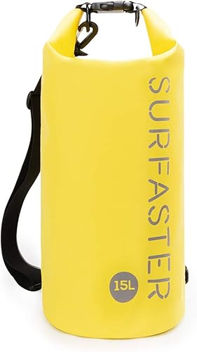 Amazon Co Jp Surfaster ハワイアン ドライバッグ スタッフバッグ 防水 プールバッグ ビーチバッグ ウォータープルーフ かわいい おしゃれ ユニセックス ジム バッグ 黄 シューズ バッグ