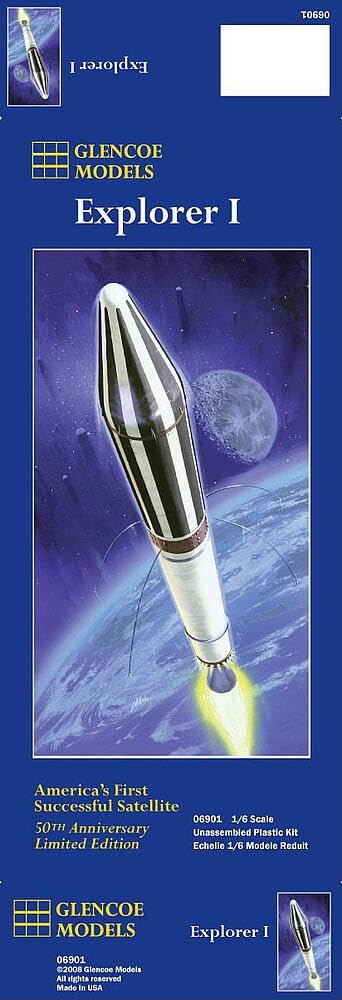 Platz 1:6 Explorer 1 Satellite Model Kit, Realistic, Space, Large, Teen & Adult