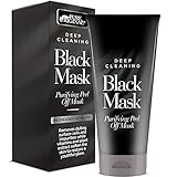 Pure Original Deep Cleaning Purifying Black Mask – For Blackheads, Acne And A Deep Facial Cleansing Exfoliator