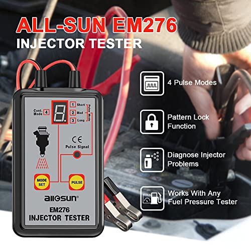 EM276 Automotive Injector Tester 4 Pluse Modes Powerful Fuel System