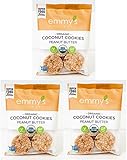 Emmy's Organics Peanut Butter Coconut Cookies (2 Oz. (Pack of 3))