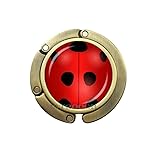 Ladybug Purse Hook,Ladybug Charm, Silver Purse
