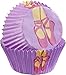 Wilton Ballerina Cupcake Decorating Set 48 Piece: 24 Baking Cups, 24 Fun Pix Ballerina Toppers, 415-2529
