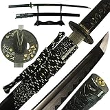 DTYES Japanese Samurai Katana Sword Real Swords for