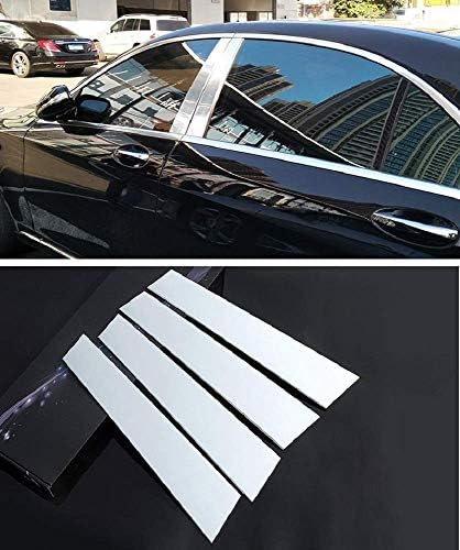 MAVMAX For W222 S-Class S400L S320L S500 2014-2018 Car Accessories Window Molding Trim Aluminum alloy 4pcs/set