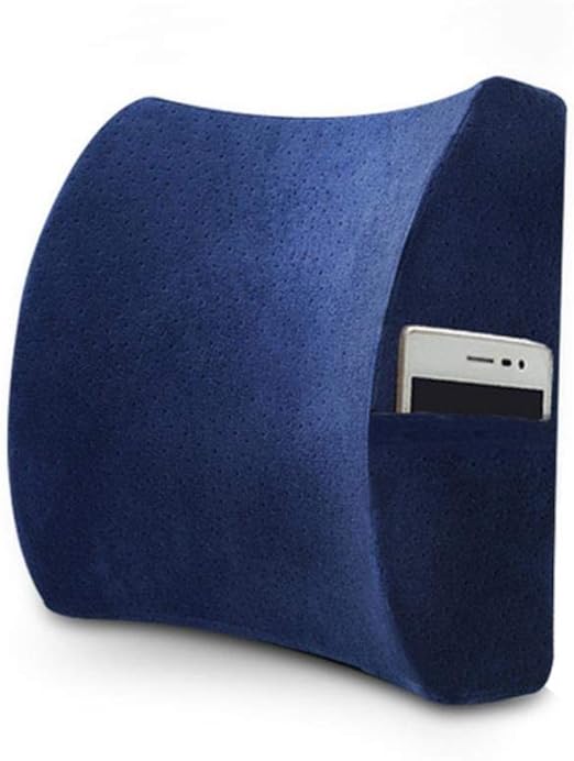 Almohada ortopédica para silla grande, cojín de espuma de memoria de