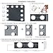 Hollywood Vanity Mirror Light Kit, Kohree Make-up Light, Dimmable Light Bulb Lighting Fixture Strip Makeup Vanity Table Set (10 bulbs Adhesive) for Dressing Room, Dimmer Switch, UL Listed