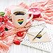 50PCS Rainbow Gay Pride Stick Flag and 500PCS LGBT Love Rainbow Heart-Shaped Stickers for Mardi Gras, Rainbow Party Gifts, Crafts Envelope Sealing Labels