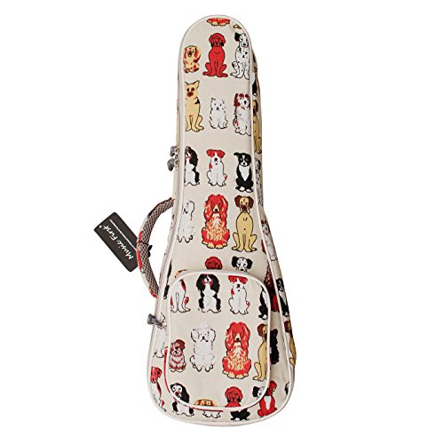 MUSIC FIRST cotton 21' Soprano "MR DOG" ukulele case ukulele bag ukulele cover , Original Design. Best Christmas Gift!