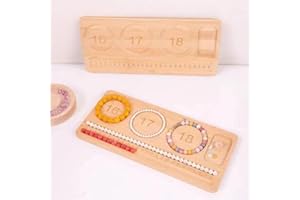 Jewelry Making Bead Board, Bamboo Bracelet Maker, Set, Tray, Size Measuring Device (Yellow)
