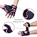 JBM Cycling Gloves Mountain Bike Gloves Fingerless Hand Protector Safe Breathable Lightweight Comfortable Durable Cool for Road Biking Motor Racing Cycling BMX Bicycle Riding Climbing Inline