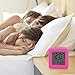 Alarm Clock, Digital Clocks,Snooze NightLight Alarm Clocks for Students Back to School, Kids & Teens (Hot Pink)
