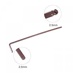 uxcell 2.5mm Ball End Hex Key Wrench, L Shaped Long