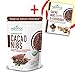 Alovitox Cacao Nibs With Organic Yacon Syrup | Healthy Protein Bite Snack (Raw, Non-GMO, Sugar Free, Keto, Paleo, Gluten Free & Vegan) | Antioxidant With Criollo Chocolate Extracts | 8 Oz