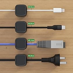Magnetic Cable Clips, Adjustable Cord Holder