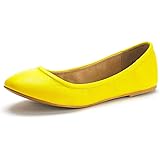 DREAM PAIRS Women's Sole-fina Solid Plain Walking Classic Ballet Flats Shoes