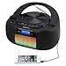 Magnavox MD6972 CD Boombox with Digital AM FM Radio Color Changing Lights and Bluetooth Wireless Technologythumb 1