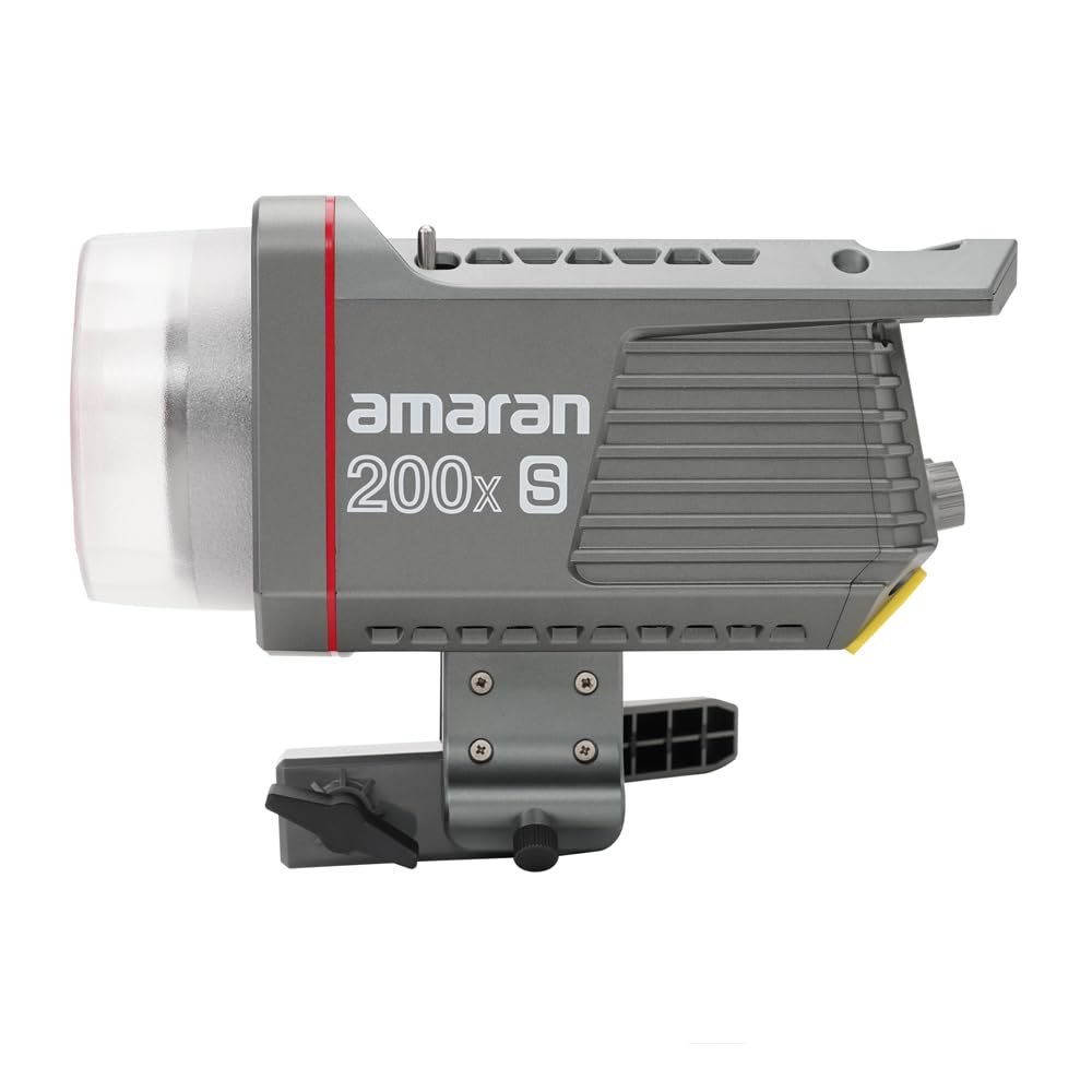 amaran 200xS Bi-Color LED Video Light, 250W 2700-6500k 51600lux@1m Bluetooth App Control 9 Built-in Lighting Effects DC/AC Power Supply