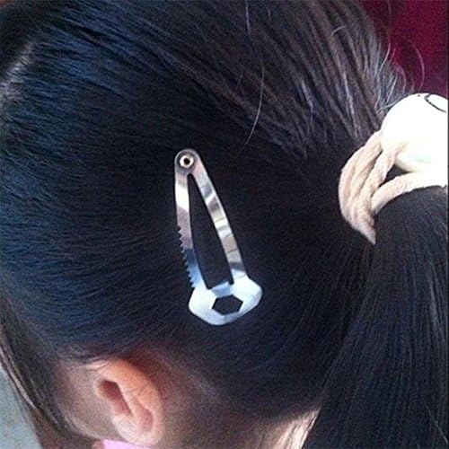 Women's Selfdefense Multi Tool Hair Clip Hairpin Stainless Steel @B