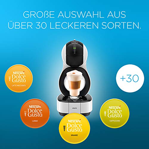 Nescafé Dolce Gusto KP1301 Lumio Kapsel Kaffeemaschine | LED Bedienfeld | 15 bar | Weiß | 1,0 Liter – Bild 6
