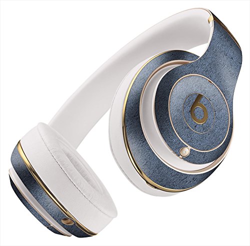 Grunge Blue Conrete Surface 2 DesignSkinz Full-Body Skin Kit for the Beats by Dre Studio Remastered Wireless Headphones / Ultra-Thin / Matte Finished / Protective Skin Wrap - Thumbnail 2