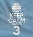 I Can't Keep Calm I'm 3 3rd Birthday Shirt Boy Girl Three Years Old Kids T-Shirt 4T Pink