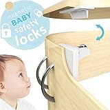 Best Child Proof Cabinet Locks By Dr.Safety 8 Magnetic Child Lock and 2 Keys, 2 Key Bases,32 Optional Screws, For Cabinets, Drawers, Cupboards. Strong Adhesive Latch Installation, Drill-Free