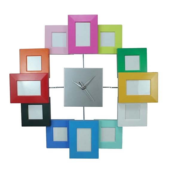 Photo Frame Clock Amazon.co.uk Kitchen & Home
