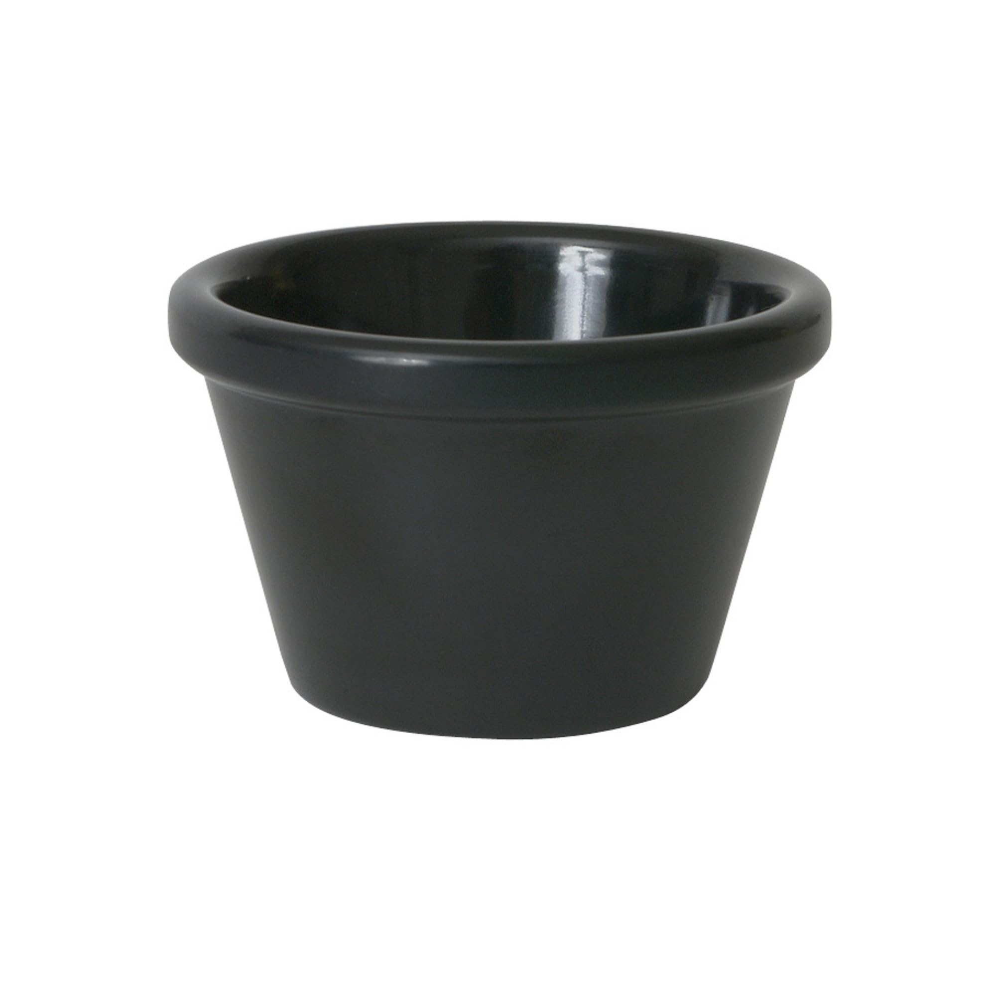 GenWare Melamine Ramekins 2oz Black, Pack of 48