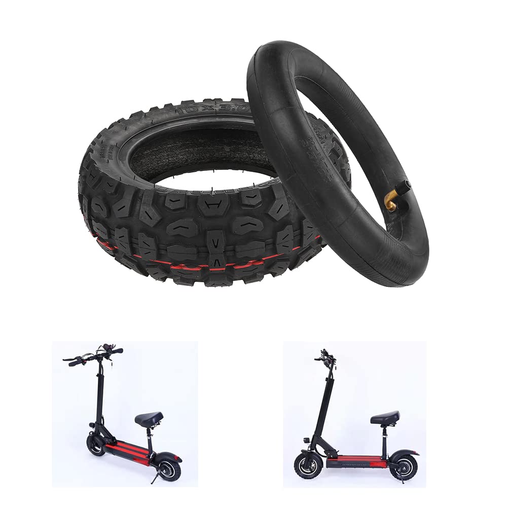 HYGJ Fututech 10 x 3.0 10 Inch Thickened Off-Road Tyre for Kugoo, M4 Pro Tyre, Anti-Slip Rugged Anti-Shock Electric Scooter Accessories, Scooter Spare Parts (Combi1)