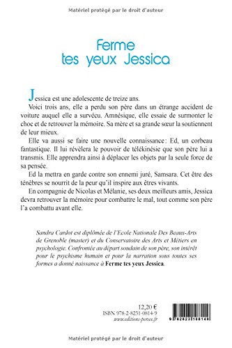 Amazon Fr Ferme Tes Yeux Jessica Cardot Sandra Livres