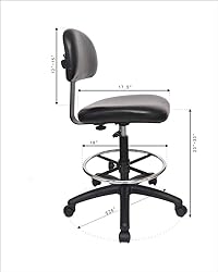 Chair Master - Tall Bench Height Task Chair for