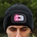 EZGO Extremely Bright LED Lighted Beanie Cap, Unisex Lighted Headlamp Hat, Perfect Hands Free Flashlight for Hunting, Camping, Jogging, Grilling, Handyman Working and More