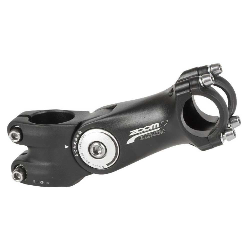 Zoom Adjustable Stem Ahead Clamp - Black, 125/90 mm