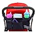 lebogner Luxury Stroller Organizer, Stroller Accessories, Universal Black Baby Diaper Stroller Bag, Stroller Cup Holder, Fits Most Strollers.