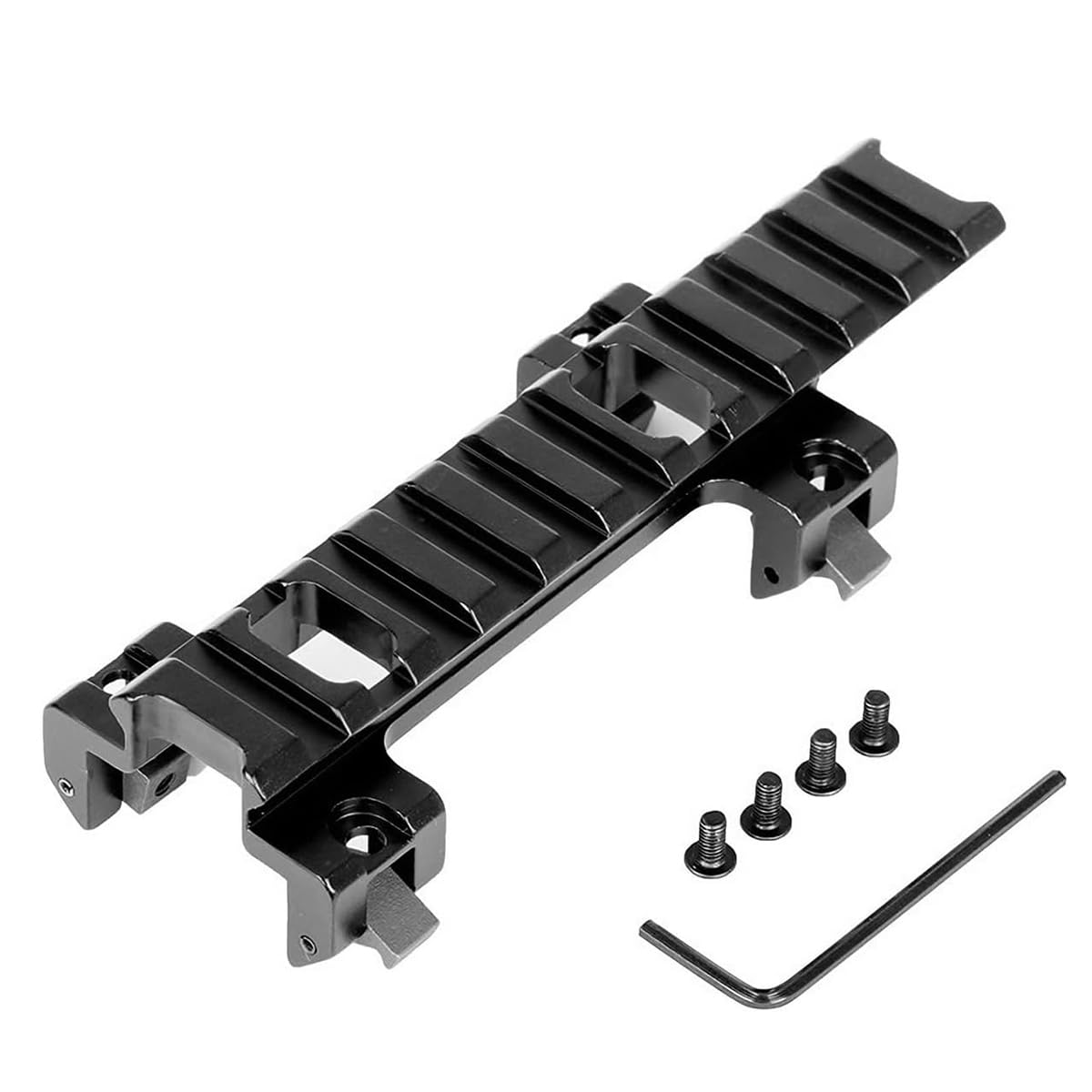 Paike Low Profile Rail 20mm Picatinny Rail Forward Extension Mount Base Adapter for MP5 G3