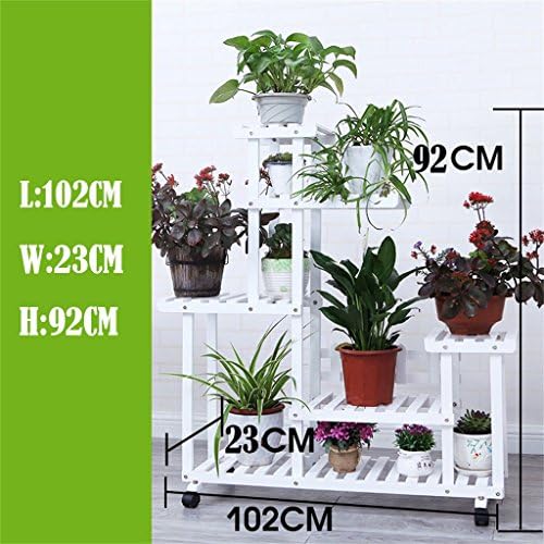 JKL-Soportes para plantas Soporte de flor de madera, maceta en ...
