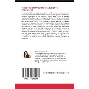 Riesgo operativo para instituciones financieras: Conceptos, fundamentos, métodos (Spanish Edition)
