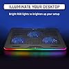 KLIM-Aurora-Laptop-Cooling-Stand-with-RGB-backlighting-11-17-Gaming-Laptop-Cooling-Pad-For-Desk-USB-Powered-Fan-Stable-And-Sturdy-Aluminum-Build-Compatible-Mac-And-PS4-NEW-2021 KLIM Aurora + Laptop Cooling Stand with RGB backlighting + 11" - 17" + Gaming Laptop Cooling Pad For Desk + USB Powered Fan + Stable And Sturdy Aluminum Build + Compatible Mac And PS4 + NEW 2022