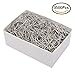 Outus 3500 Pieces Head Pins Fine Satin Pin Dressmaker Pins for Jewelry Making, Sewing and Craft, Nickel Plated, 26 mm