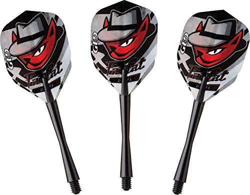 Fat Cat Darts in a Jar: Soft Tip Darts with Storage/Travel Container, 17 Grams (Pack of 21)