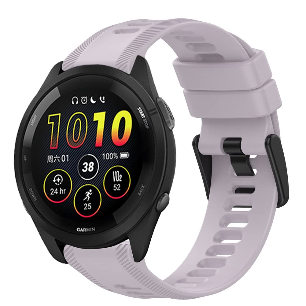 Tyogeephy Straps Compatible with Garmin Forerunner 965 Strap, Soft Sport Watch Strap Replacement Wristbands for Women Men