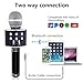 Karaoke Microphone Wireless With Bluetooth Speaker - Instagram 5000+Likes iPhone Android PC Smartphone Portable Handheld Microphone for Singing Recording Interviews or Kids Home KTV Party