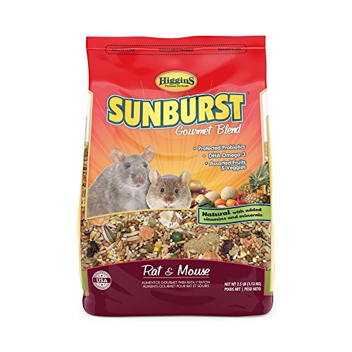 Higgins Sunburst Gourmet Rat & Mouse Food, 2.5 Lbs., Large