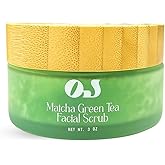 Organic Jaguar Green Matcha Sugar Scrub All Natural Exfoliating & Detoxifying Face and Body Scrub with Organic Green Tea and Essential Oils Gentle Deep Clean for Glowing Skin