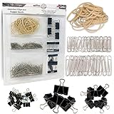 Mr. Pen- Assorted Binder Clips, Paper Clips, Rubber Bands, Paper Clips Jumbo, Paper Clips Small, Binder Clips Small, Binder Clips Medium, Binder Clips Large, Assorted Rubber Bands, Foldback Clips