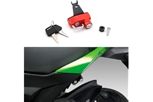 GUAIMI Motorcycle Helmet Lock with Keys Anti-Theft For Z125/Pro 2016 and later - Red